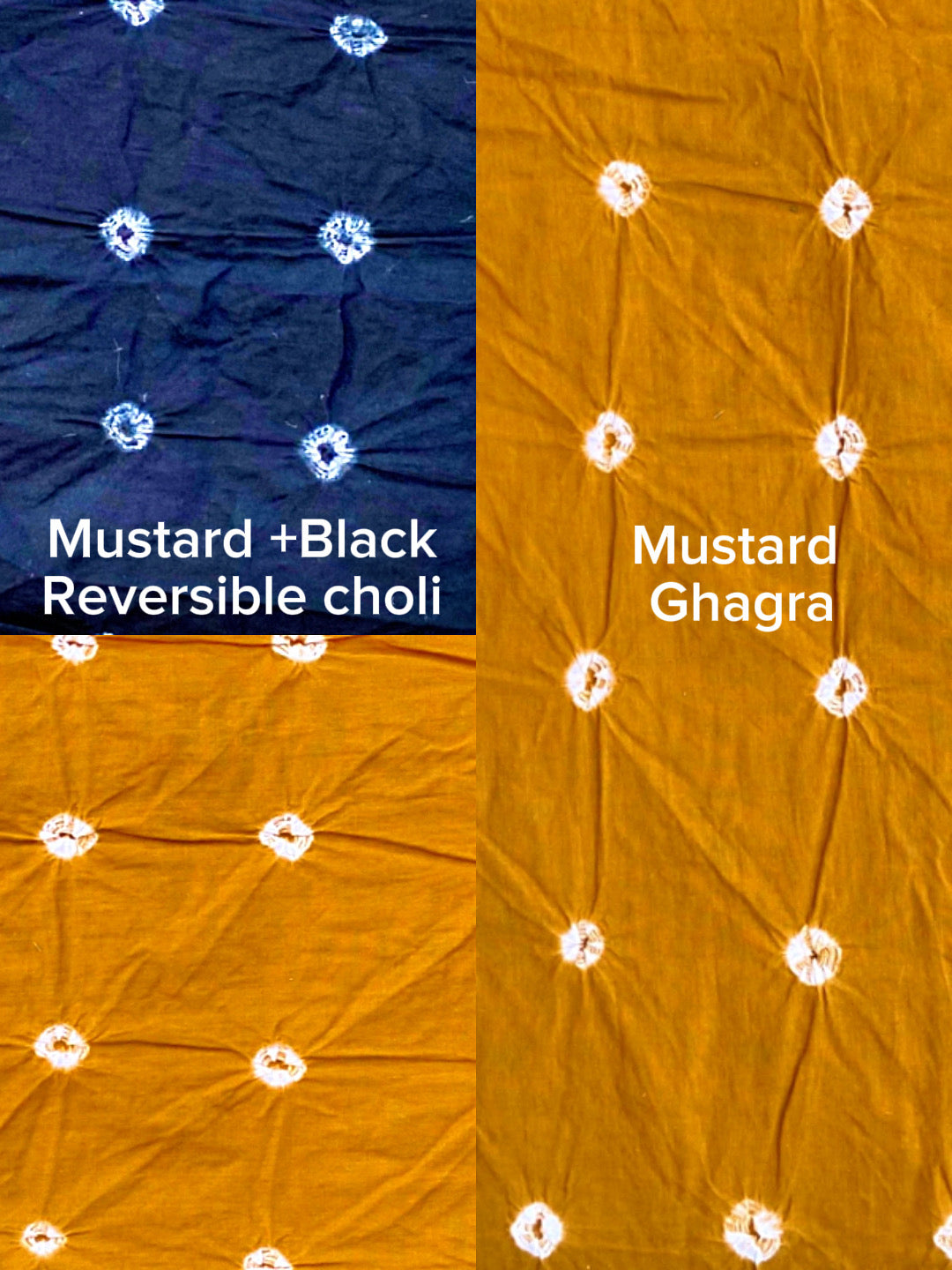 The modern Ghagra choli : Sandhi Ananta-Wrap and reversible choli