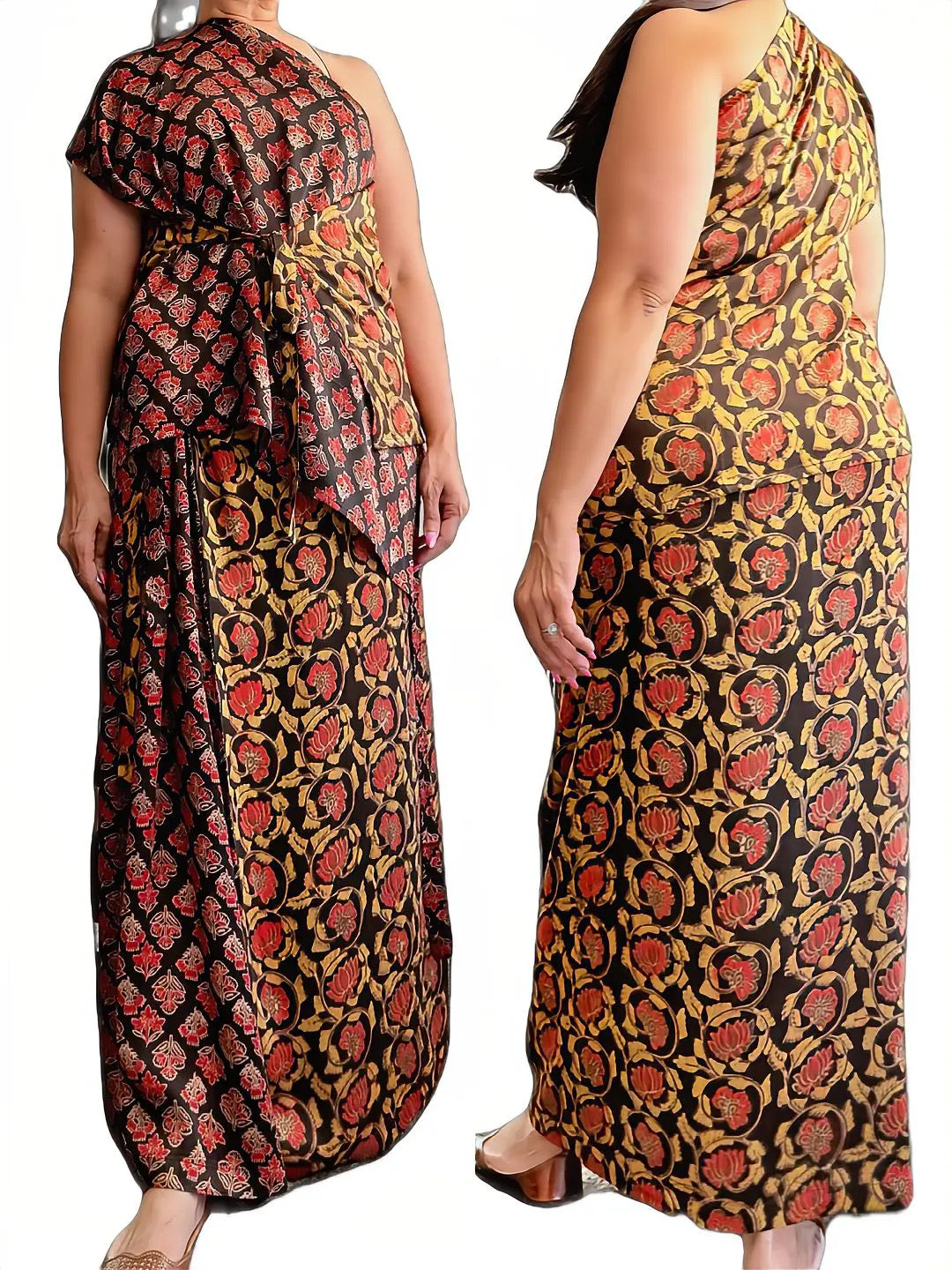 Bahurupa Set (Mekhela-Inspired) — Naspal Ajrakh Modal