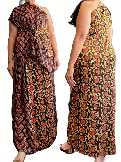 Bahurupa Set (Mekhela-Inspired) — Naspal Ajrakh Modal