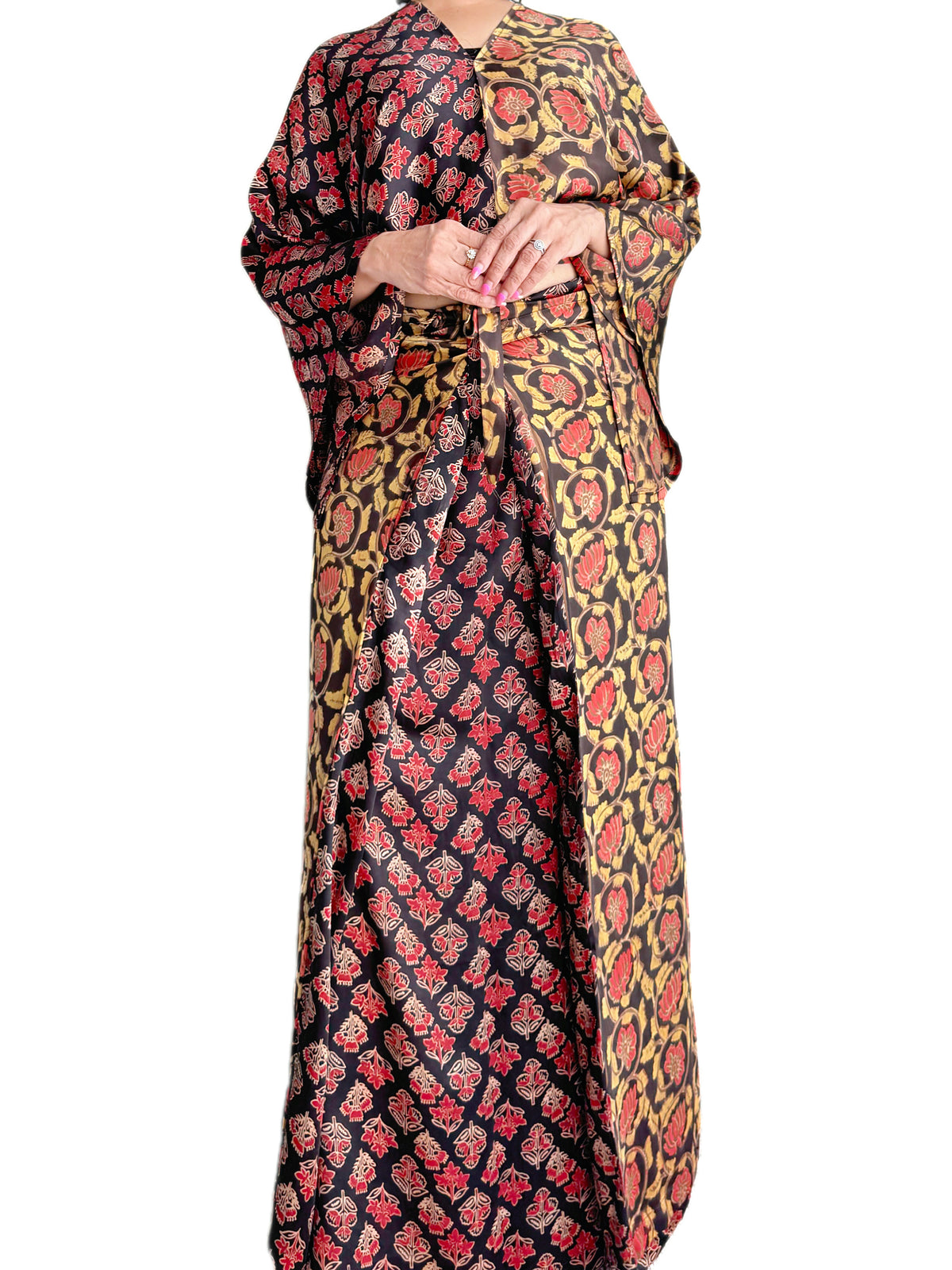 Bahurupa Set (Mekhela-Inspired) — Naspal Ajrakh Modal