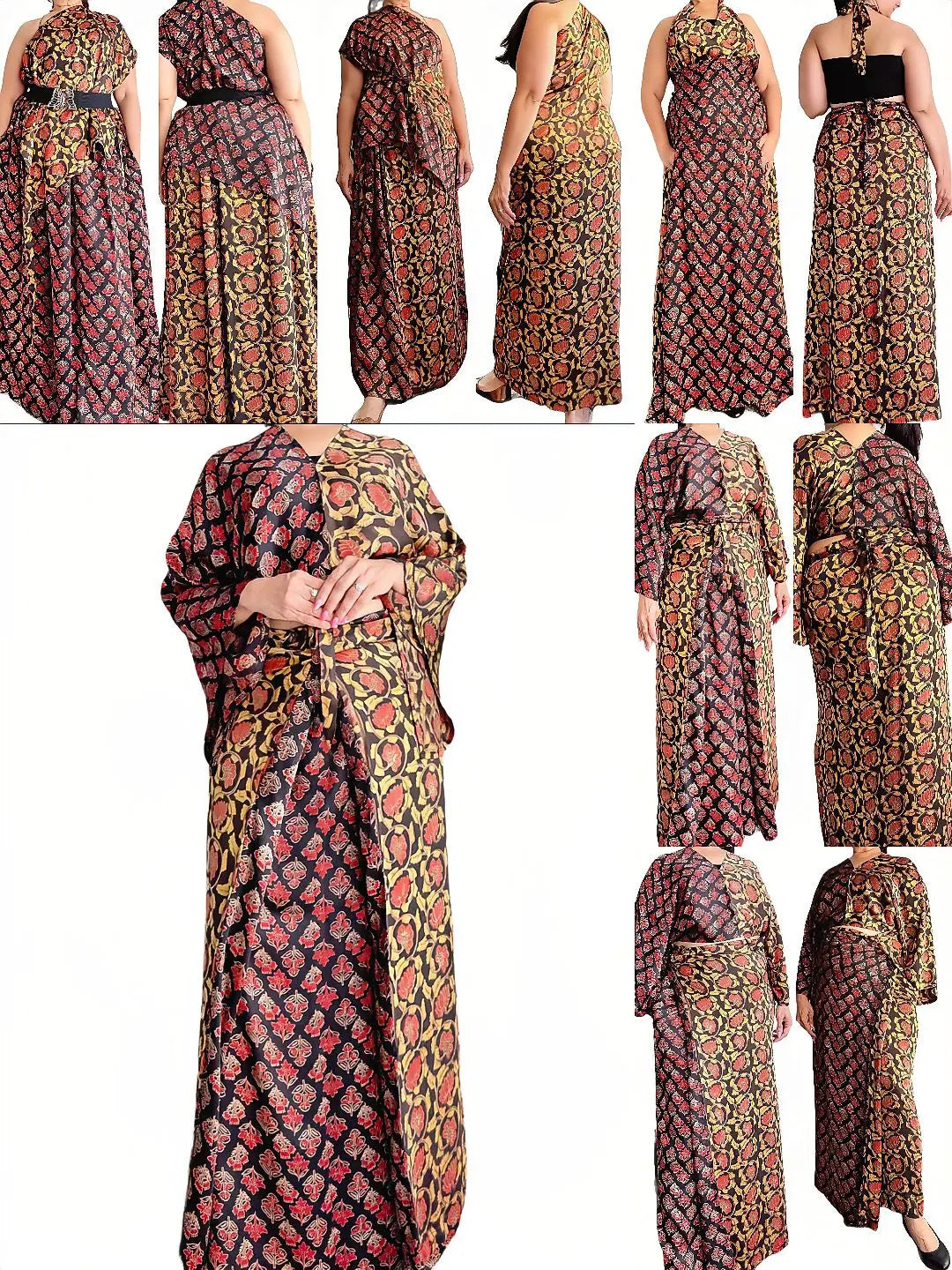 Bahurupa Set (Mekhela-Inspired) — Naspal Ajrakh Modal