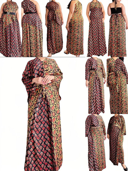 Bahurupa Set (Mekhela-Inspired) — Naspal Ajrakh Modal