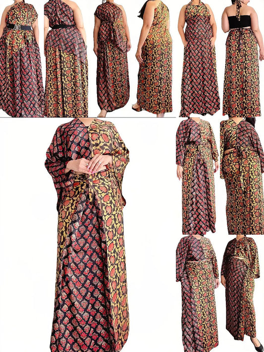 Bahurupa Set (Mekhela-Inspired) — Naspal Ajrakh Modal