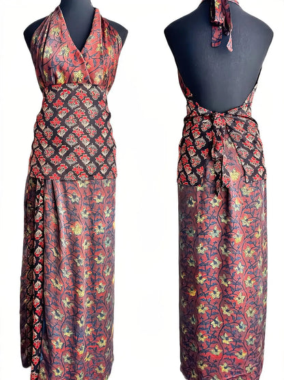 Bahurupa Set (Mekhela-Inspired) — Naspal Ajrakh Modal