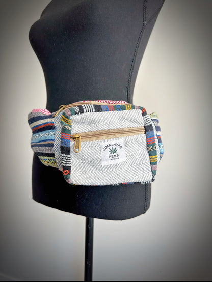 Boho Chic Hemp Fanny Pack: Your Stylish Hands-Free Essential - Femantraa