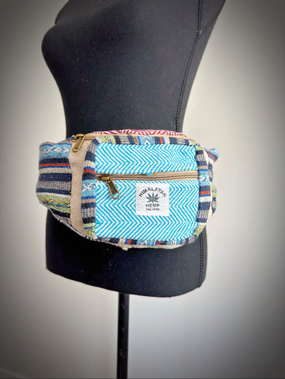 Boho Chic Hemp Fanny Pack: Your Stylish Hands-Free Essential - Femantraa