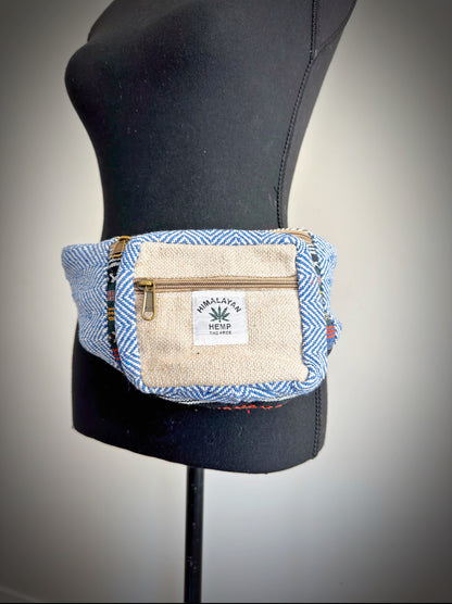 Boho Chic Hemp Fanny Pack: Your Stylish Hands-Free Essential - Femantraa