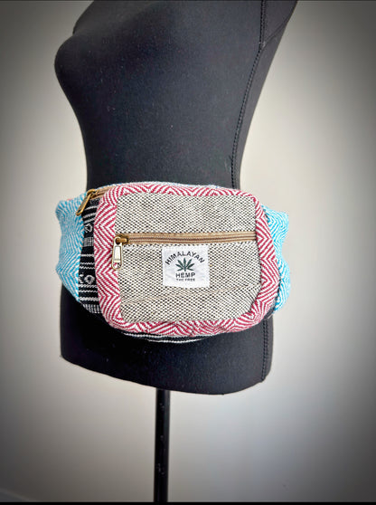 Boho Chic Hemp Fanny Pack: Your Stylish Hands-Free Essential - Femantraa