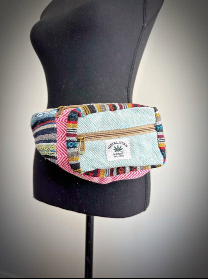 Boho Chic Hemp Fanny Pack: Your Stylish Hands-Free Essential - Femantraa