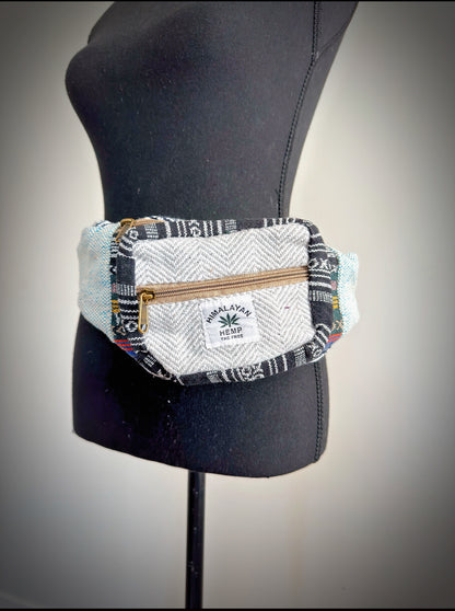 Boho Chic Hemp Fanny Pack: Your Stylish Hands-Free Essential - Femantraa