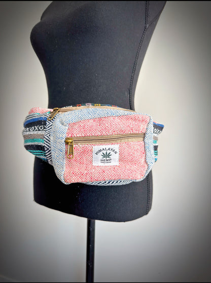 Boho Chic Hemp Fanny Pack: Your Stylish Hands-Free Essential - Femantraa