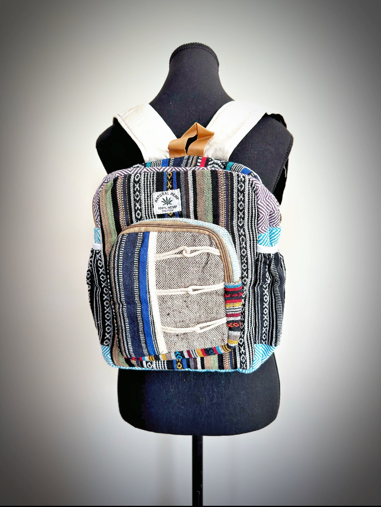 Boho Hemp Backpack: Sustainable and Stylish - Femantraa