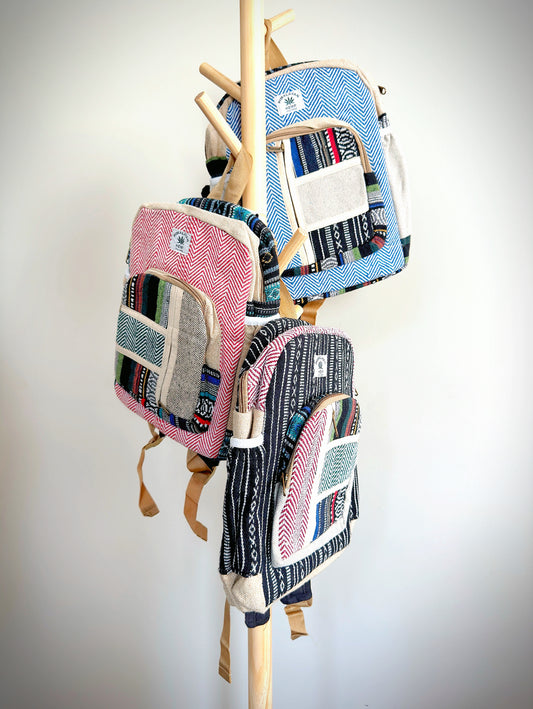 Boho Hemp Backpack: Sustainable and Stylish - Femantraa