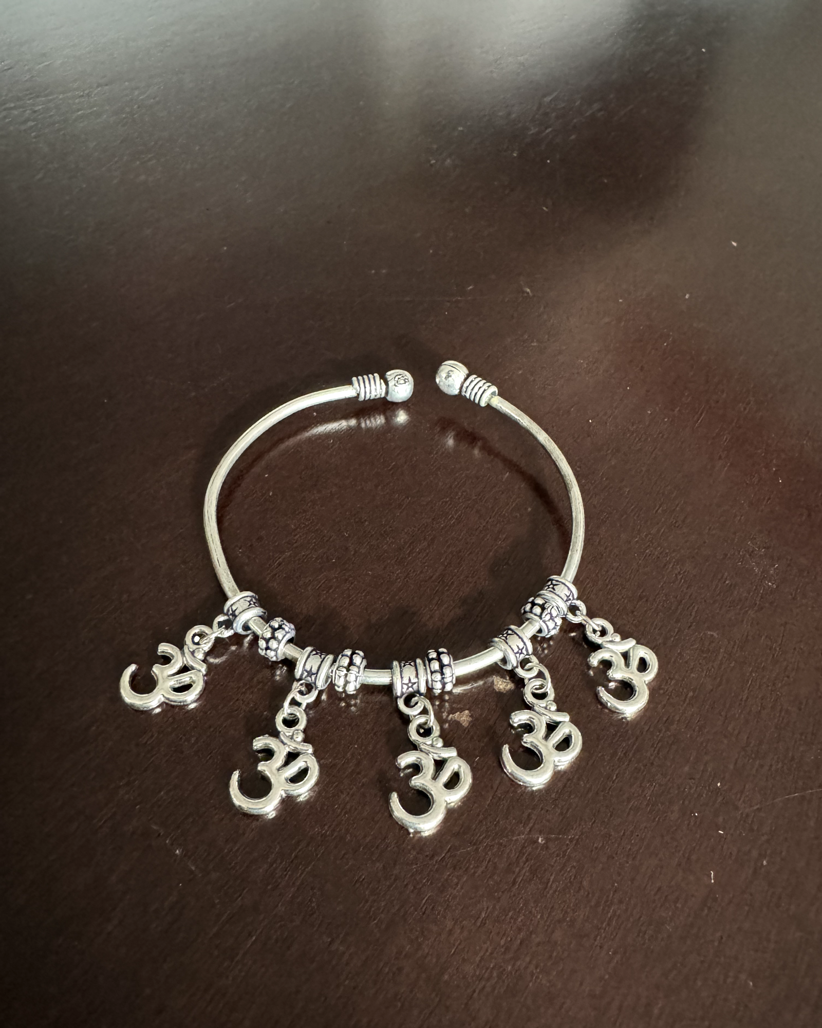 German Silver OM charm Bracelets - Femantraa