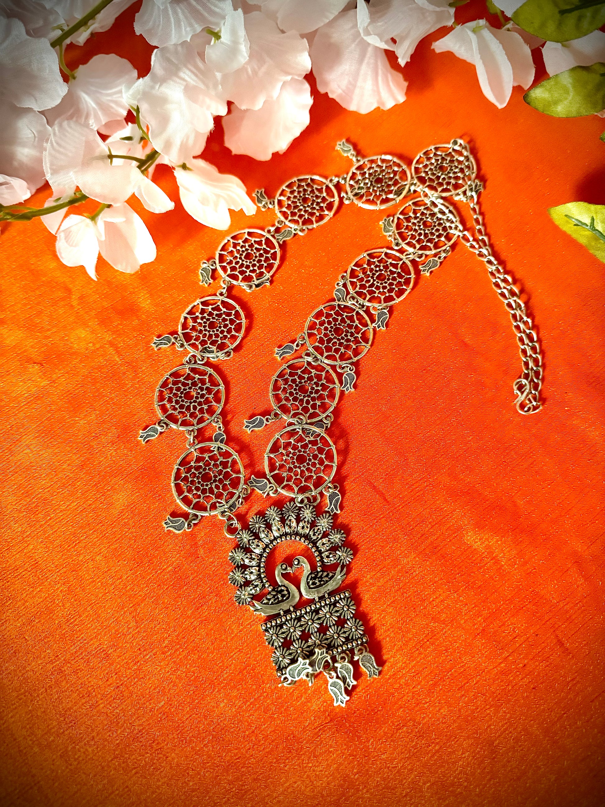 Artistic Oxidized Silver Necklaces - Femantraa