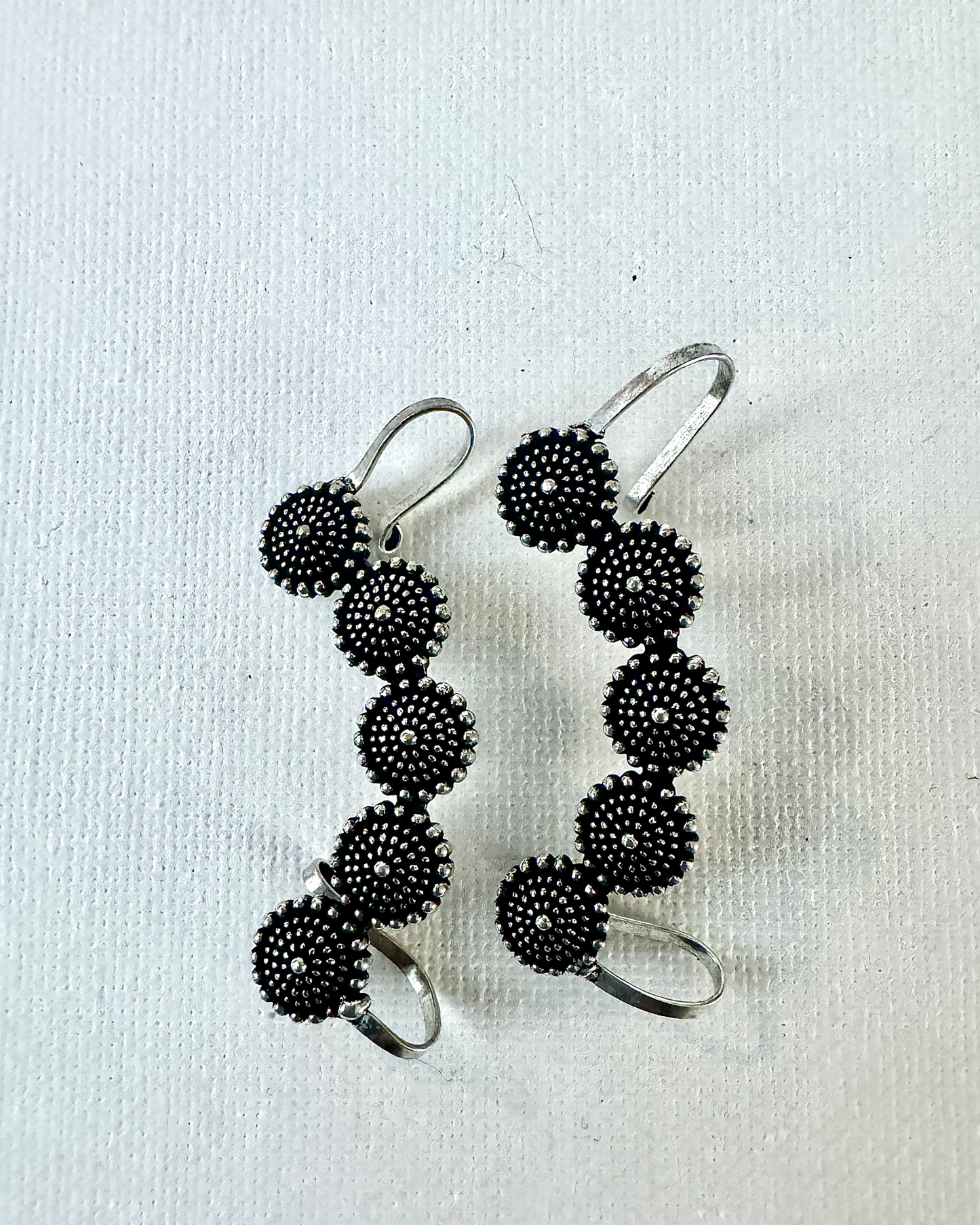 Artistic oxidized ear cuffs - Femantraa