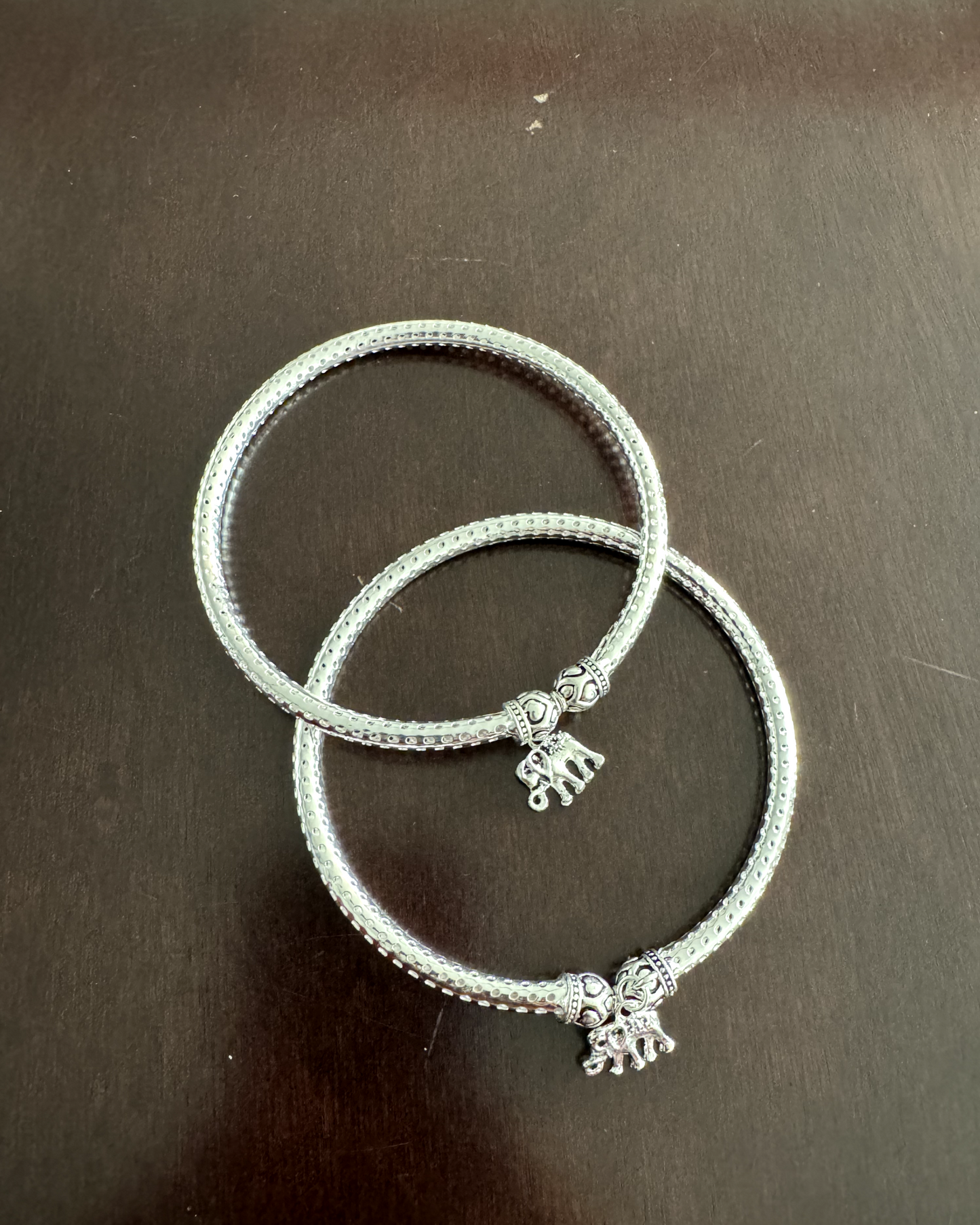 Designer Silver Anklets (Ankle kada) - Femantraa