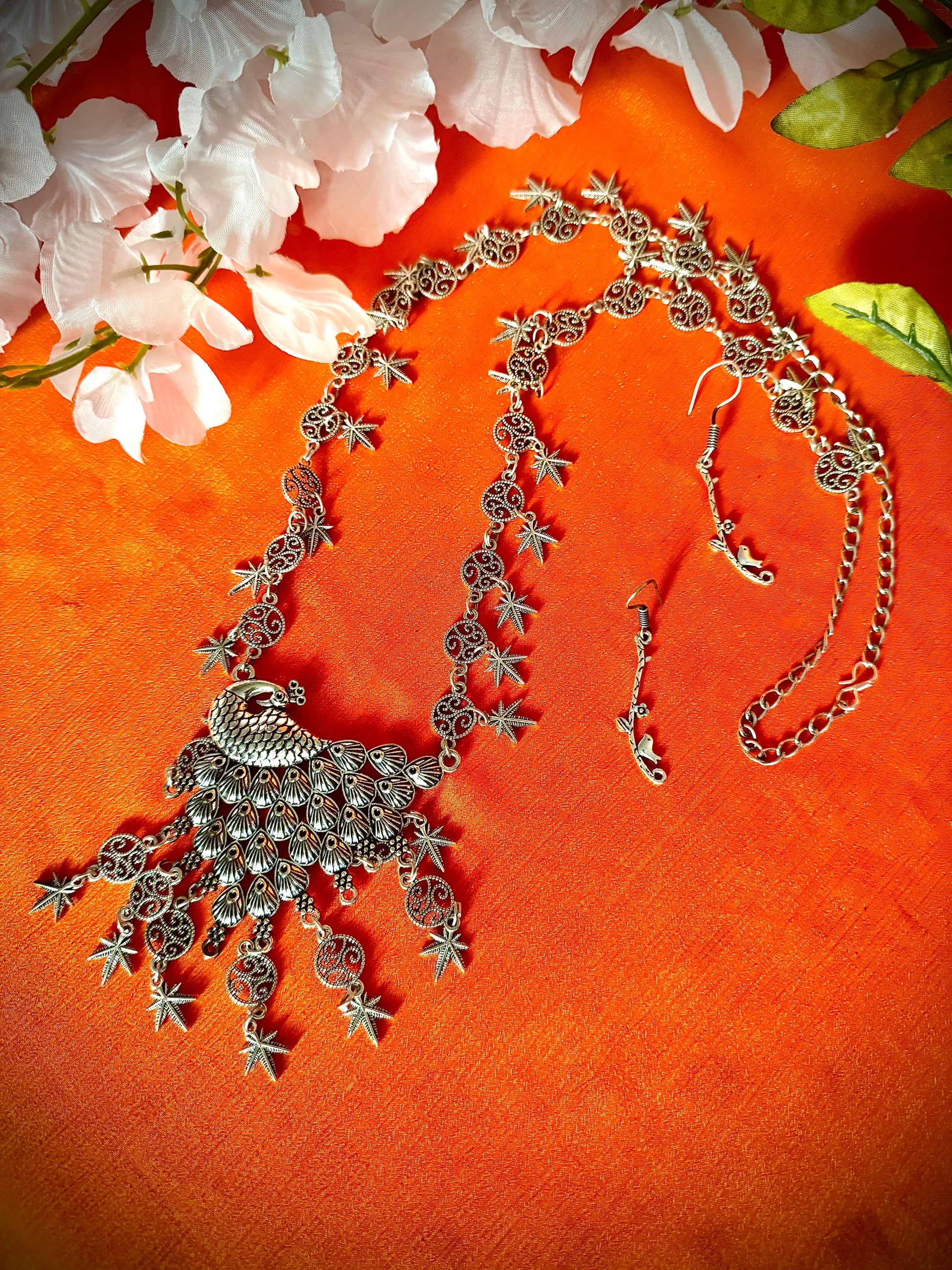 Artistic Oxidized Long Necklace sets - Femantraa