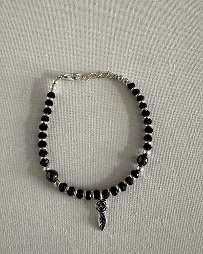 German Silver Beaded Bracelets - Femantraa