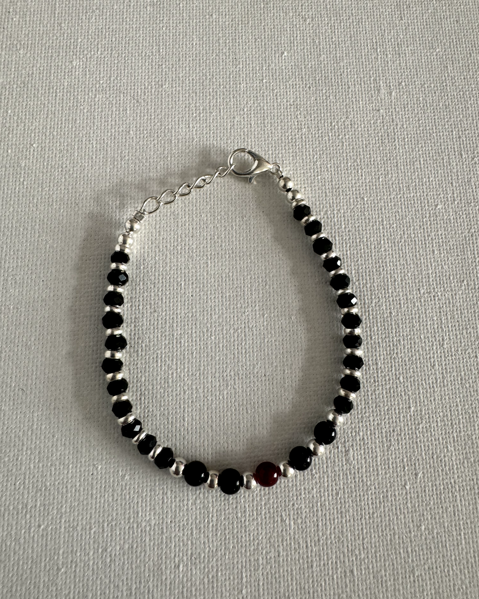 German Silver Beaded Bracelets - Femantraa