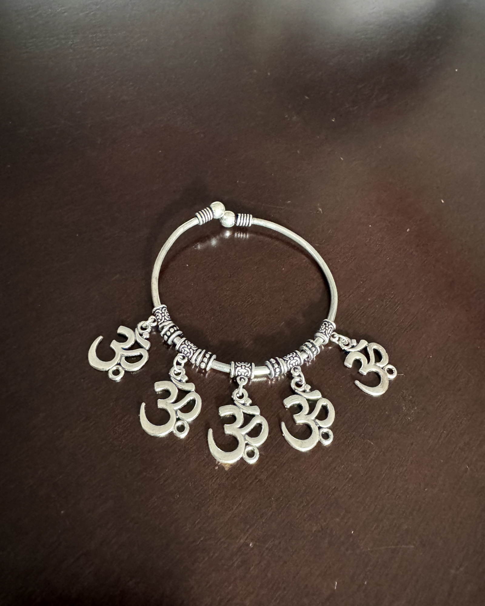 German Silver OM charm Bracelets - Femantraa