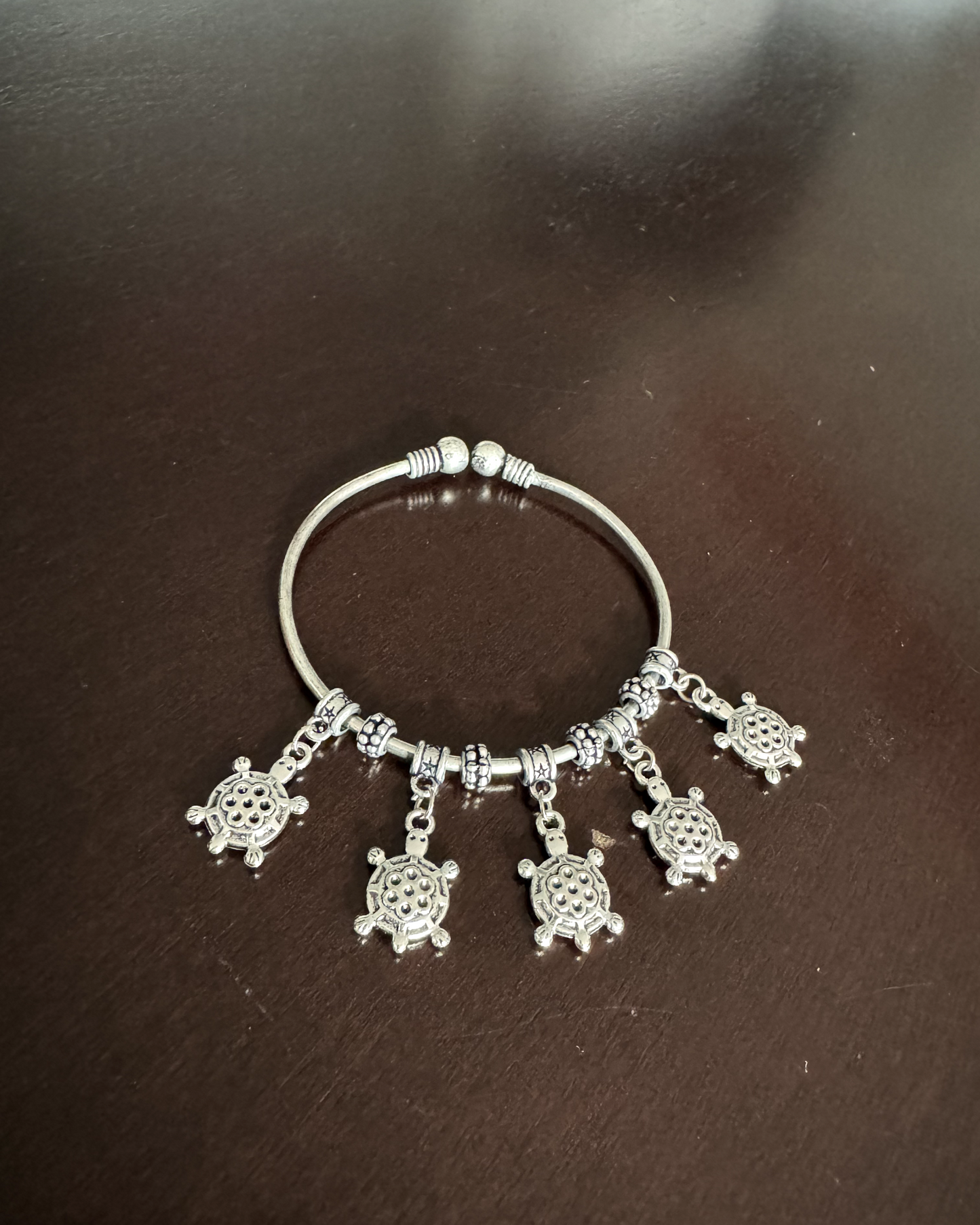 German Silver Turtle charm Bracelets - Femantraa