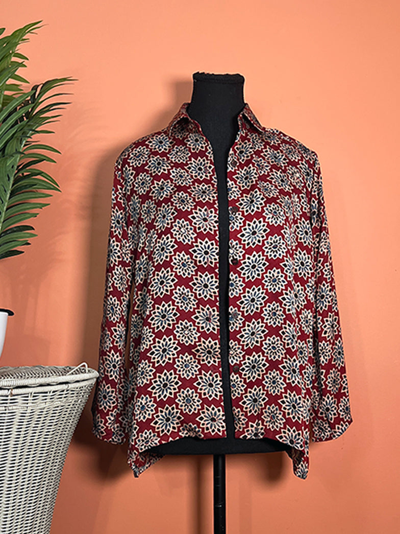 Authentic Ajrakh Print Shirts: Explore Now! – Femantraa