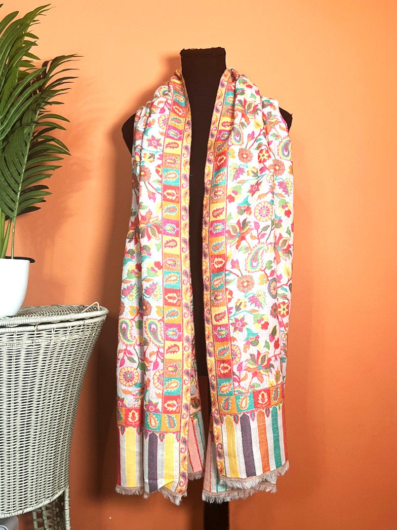 Pure Pashmina Kani Stole - Femantraa