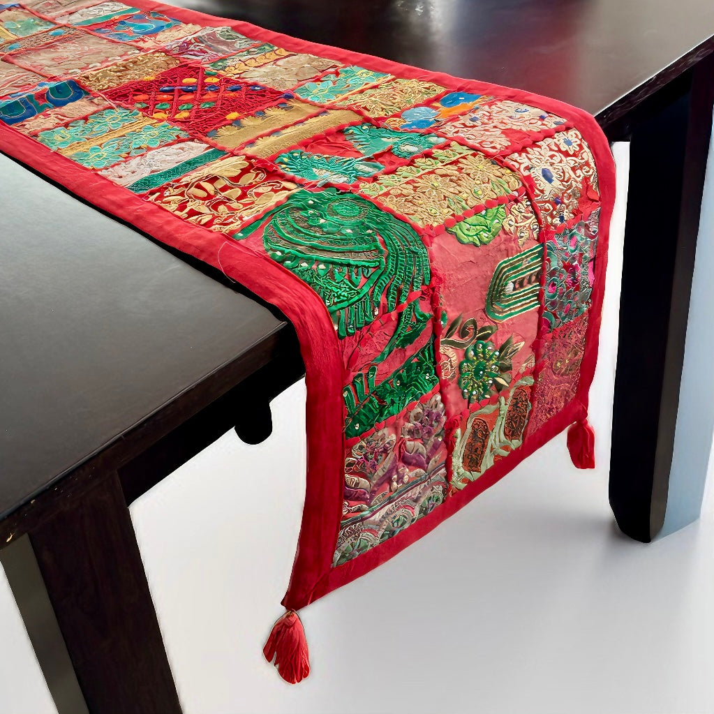 Khambadiya Patchwork decorative Runner - Femantraa