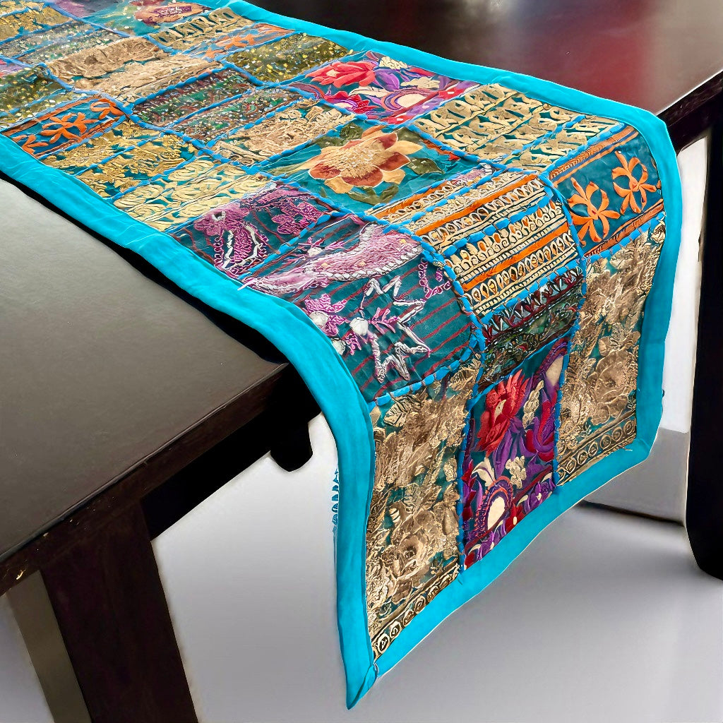 Khambadiya Patchwork decorative Runner - Femantraa