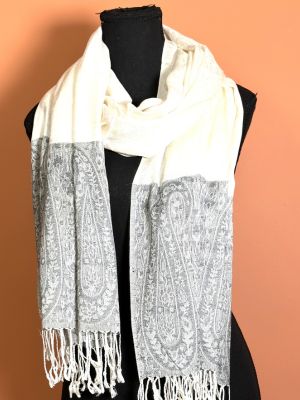 Pure Modal Silk artistic print Scarves - Femantraa