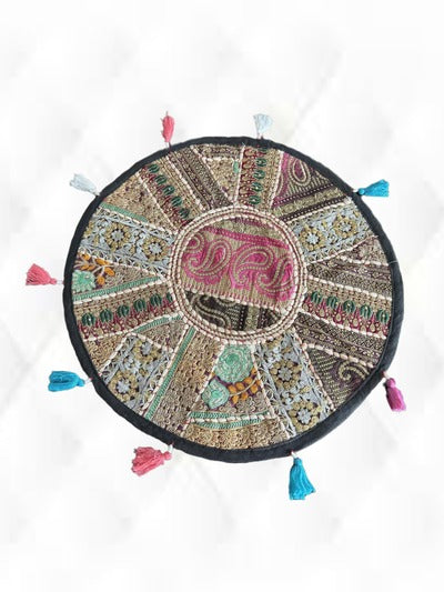 Khambadiya Patchwork Decorative Center Piece - Femantraa